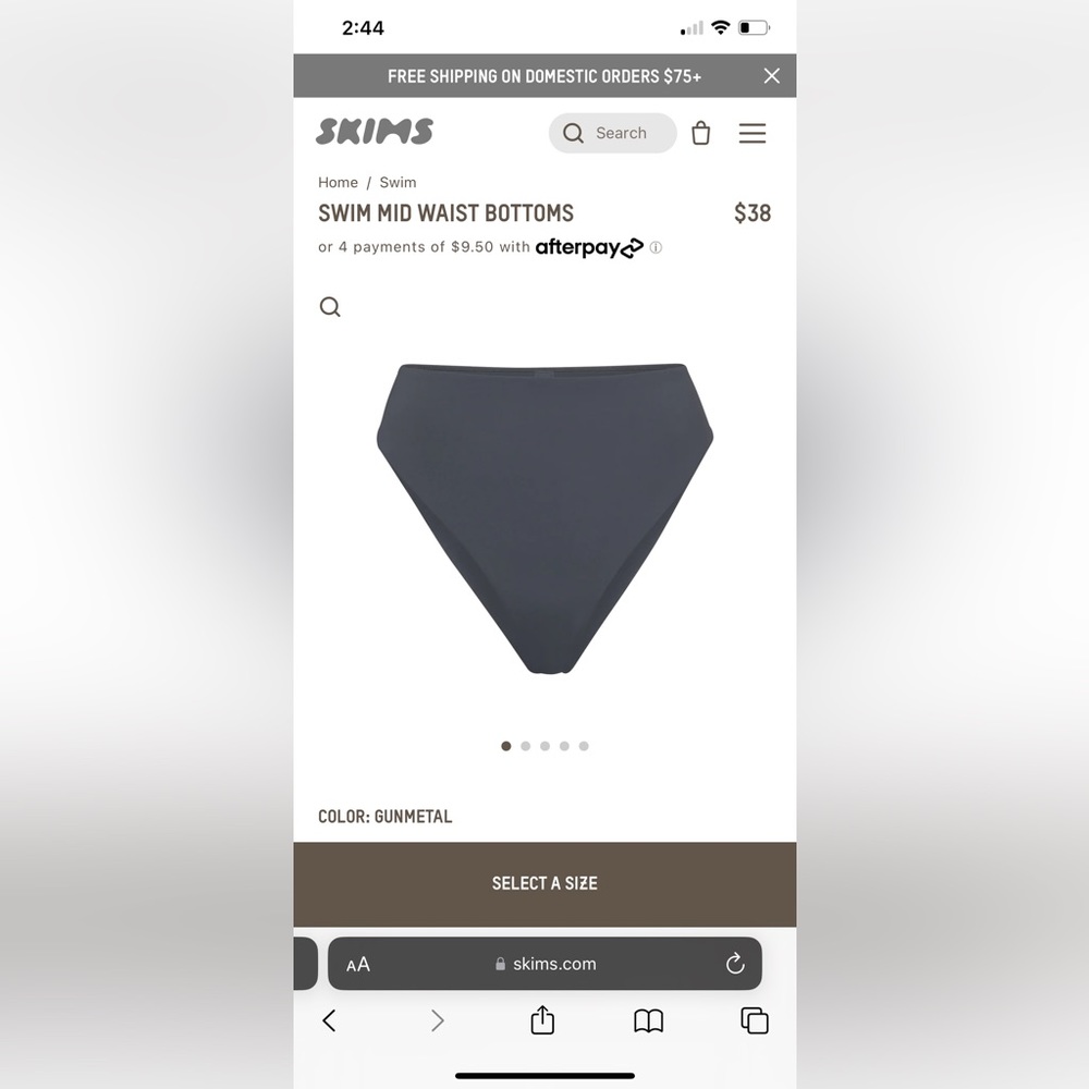 SKIMS Swim Bikini Bottoms
